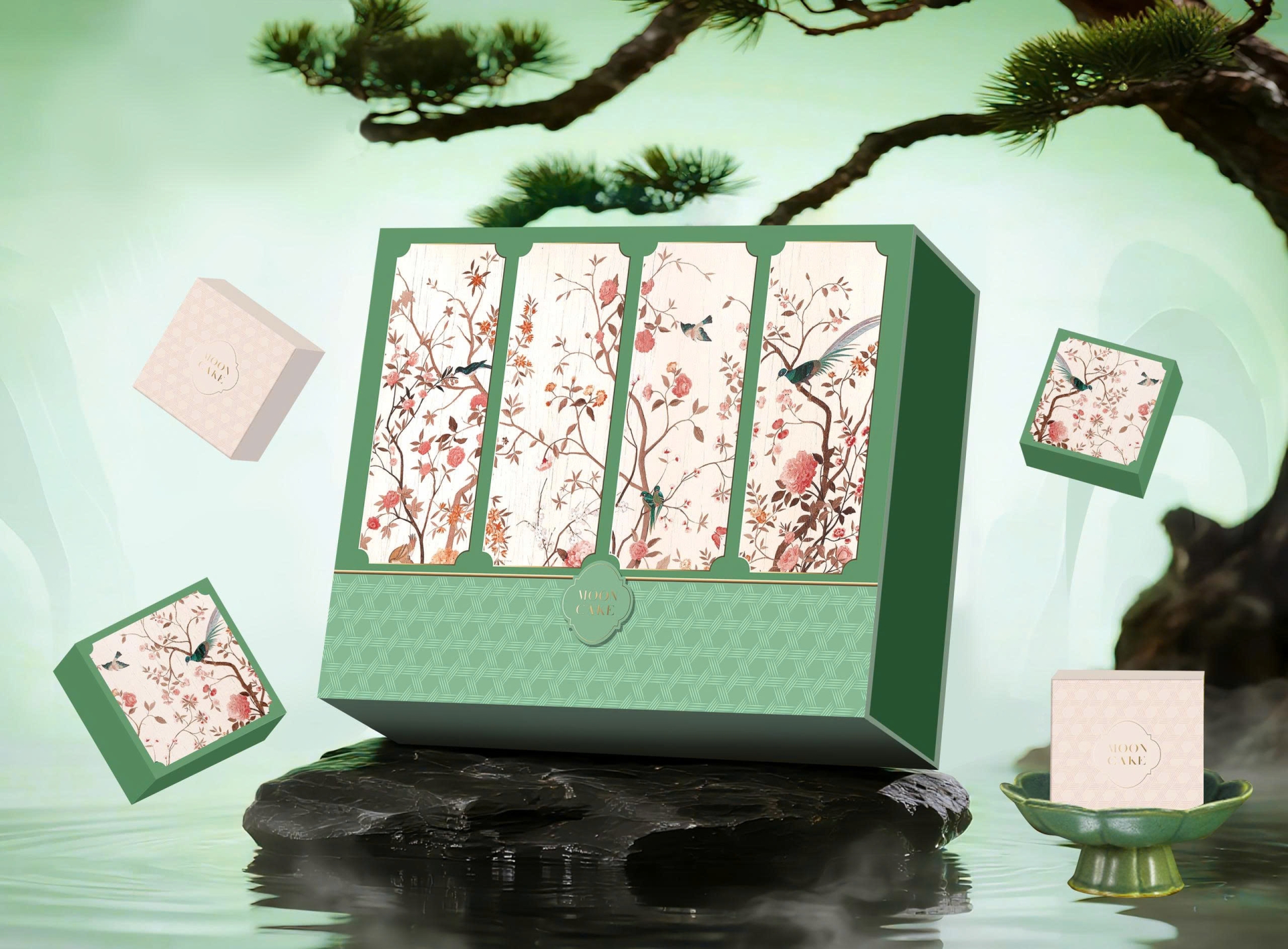 Hộp bánh Trung Thu cao cấp